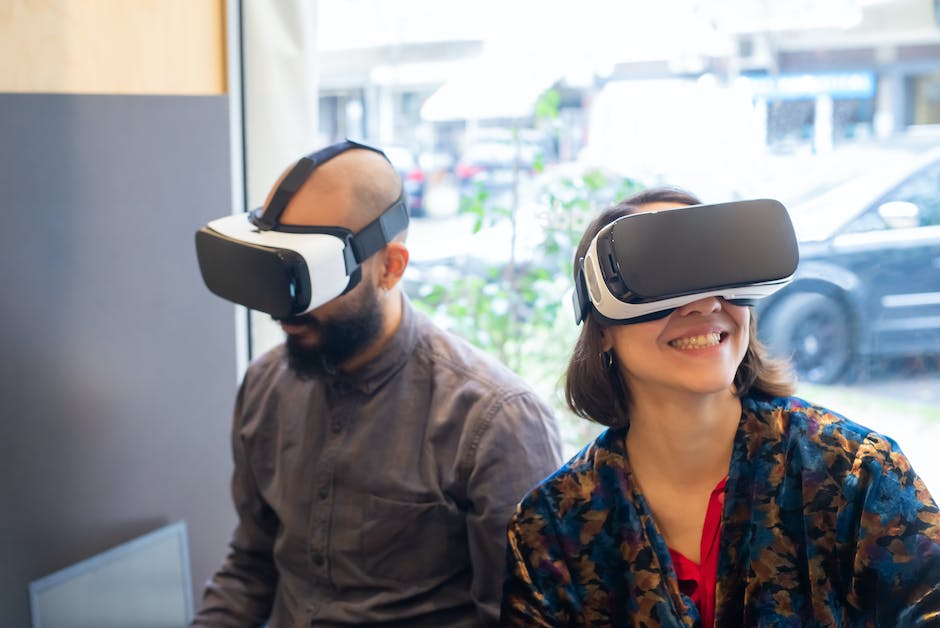 VR-Brille zum Erleben von virtuellem Inhalt